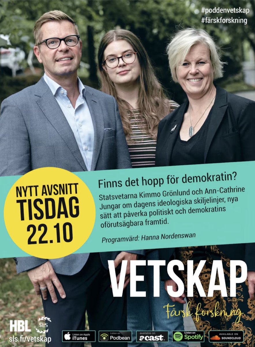 Kimmo Grönlund (@kimgron) on Twitter photo Jag lÀser dagens <a href="/hblwebb/">Hufvudstadsbladet</a> och plötsligt dyker nÄgra bekanta ansikten upp. PÄ tisdag kommer tydligen vÄrt avsnitt av #poddenvetskap ut. Finns det hopp för demokratin? Stay tuned! #FutuDem Jag lÀser dagens <a href="/hblwebb/">Hufvudstadsbladet</a> och plötsligt dyker nÄgra bekanta ansikten upp. PÄ tisdag kommer tydligen vÄrt avsnitt av #poddenvetskap ut. Finns det hopp för demokratin? Stay tuned! #FutuDem
