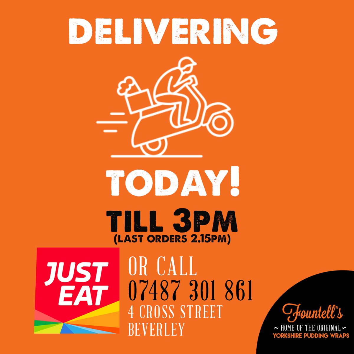 Don't forget as well as our amazing goodbye gift of £3 #YorkshirePuddingWraps and more you can also get your delicious #Sunday #Roasts delivered direct to your door! You can settle down and keep warm with friends and family with good food to enjoy too :) #JustEat #HU17