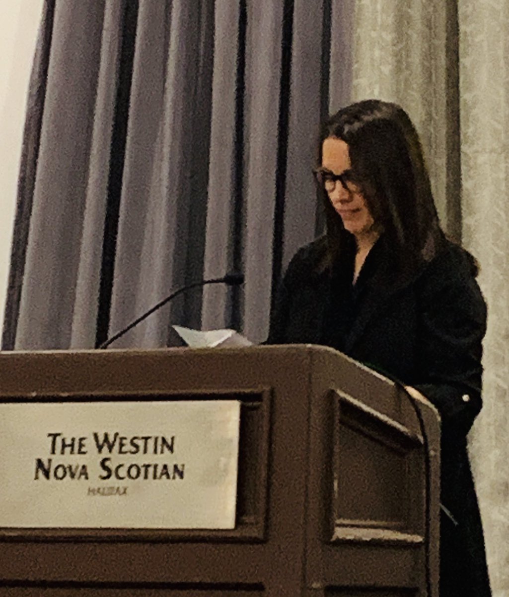 ⁦<a href="/denise_pothier/">Denise Pothier</a>⁩ at ⁦<a href="/WIEILSHalifax19/">WIE.ILS.halifax2019</a>⁩ gives inspiring Keynote on Two-Eyed Seeing Saturday Oct. 19/19 in #Halifax N.S.  ⁦<a href="/Stantec/">Stantec</a>⁩