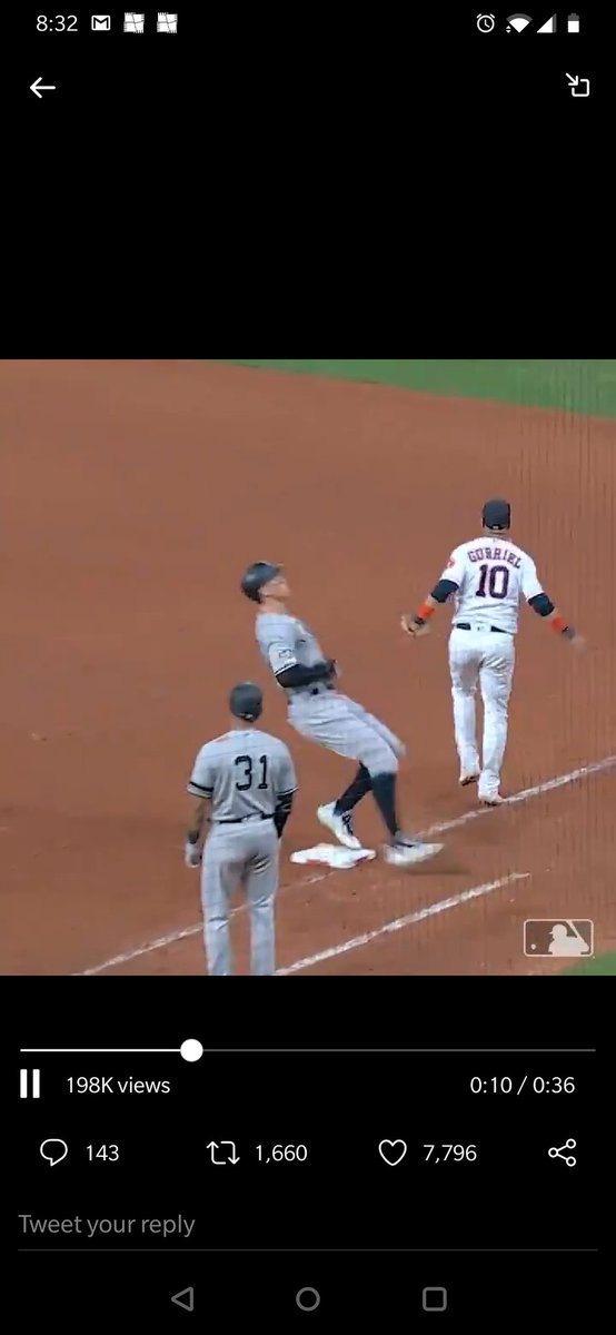 Burwell_Law's tweet photo. Yeah dude, you were out......and it wasn't even close .....and you rounded the bag at second buddy ........mmm #BadBaseRunning #FundamentalsMatter #TakeItBack https://t.co/W6l11gCAFr