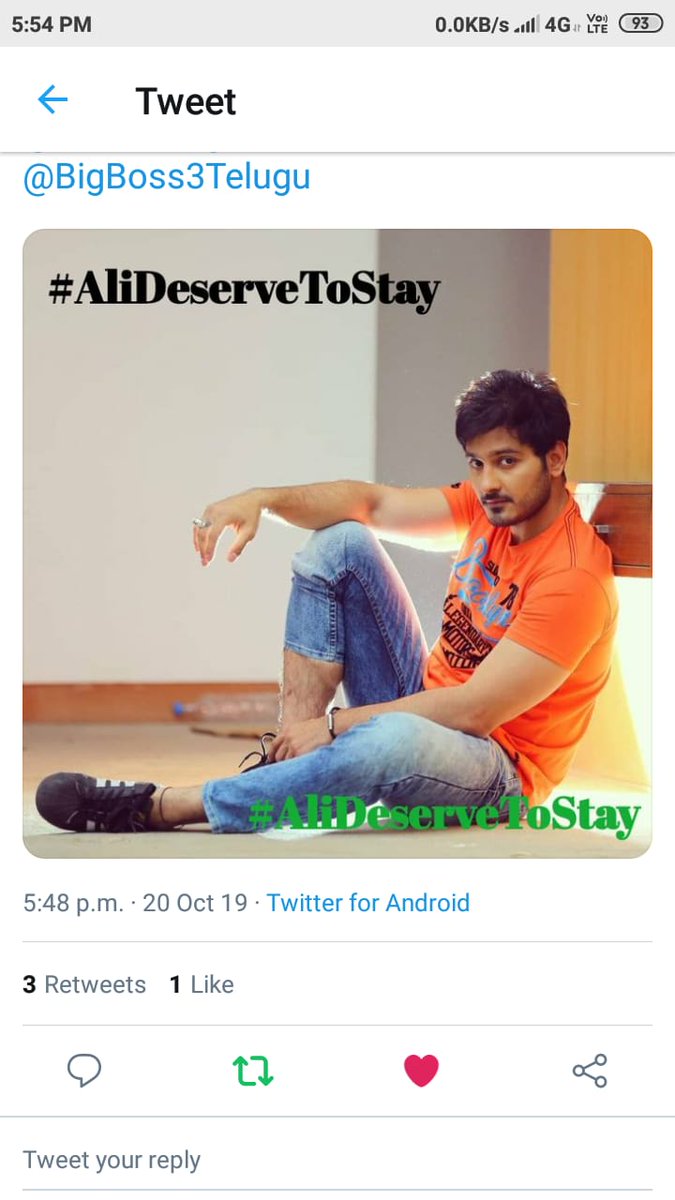Shadull18206057's tweet photo. #AliDeserveToStay
#BiggBossTelugu3 
#starmaa https://t.co/9tBuf2kkZY