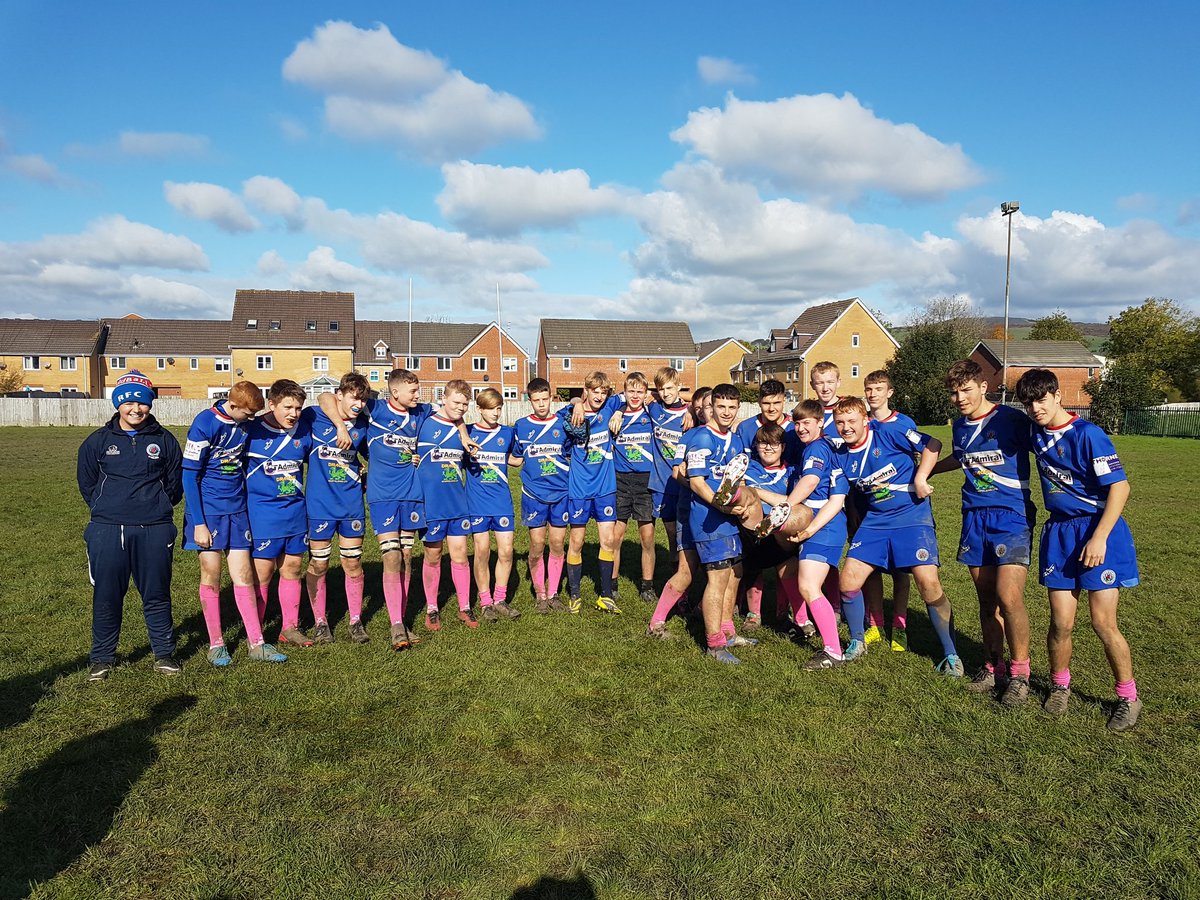 Fantastic performance today from every player on the field whether they were wearing our blue and white (and pink) or the green and white of <a href="/caerphillyrugby/">Caerphilly Rugby Football Club</a>. Result 10 all and a brilliant game played in the right spirit with lots of positivity on the touchline from parents.