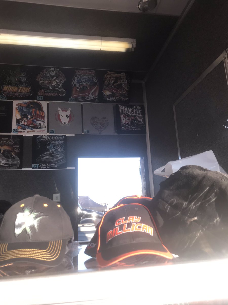 Paul_Lee116's tweet photo. Hey @txmplex @NHRA fans! Be sure to head over to the #NitroFish trailer to pick up the Comeback Tour T! #PLR https://t.co/krAI3XjHUl