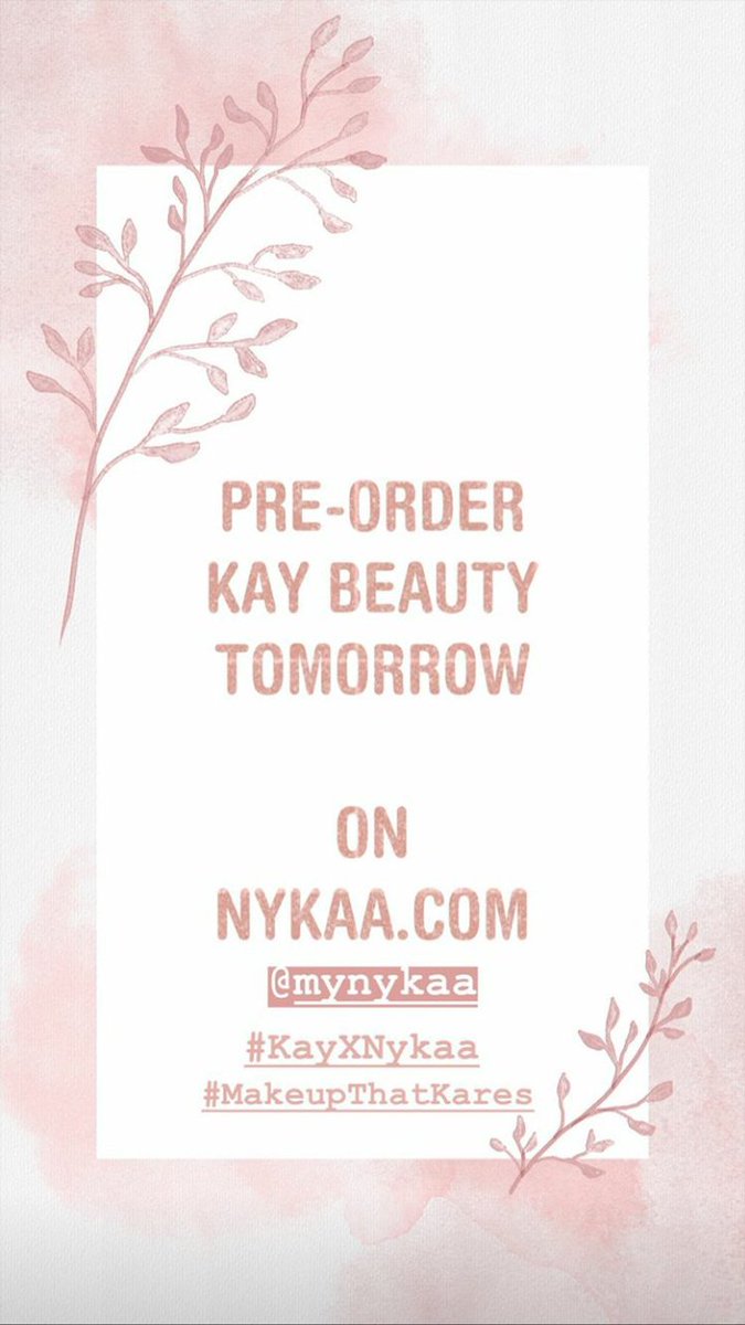 Pre-order Tomorrow 
#KayByKatrina 
#MakeupthatKares
