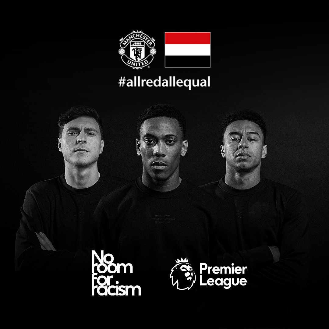 Sebagai bagian dari komitmen kami terhadap kesetaraan dalam kampanye klub #allredallequal, kami mendukung inisiatif 'Tak Ada Ruang untuk Rasisme' di <a href="/PremierLeague/">Premier League</a>, menggunakan kekuatan sepakbola untuk melawan rasisme dan diskriminasi dalam setiap pertandingan.

#MUFC