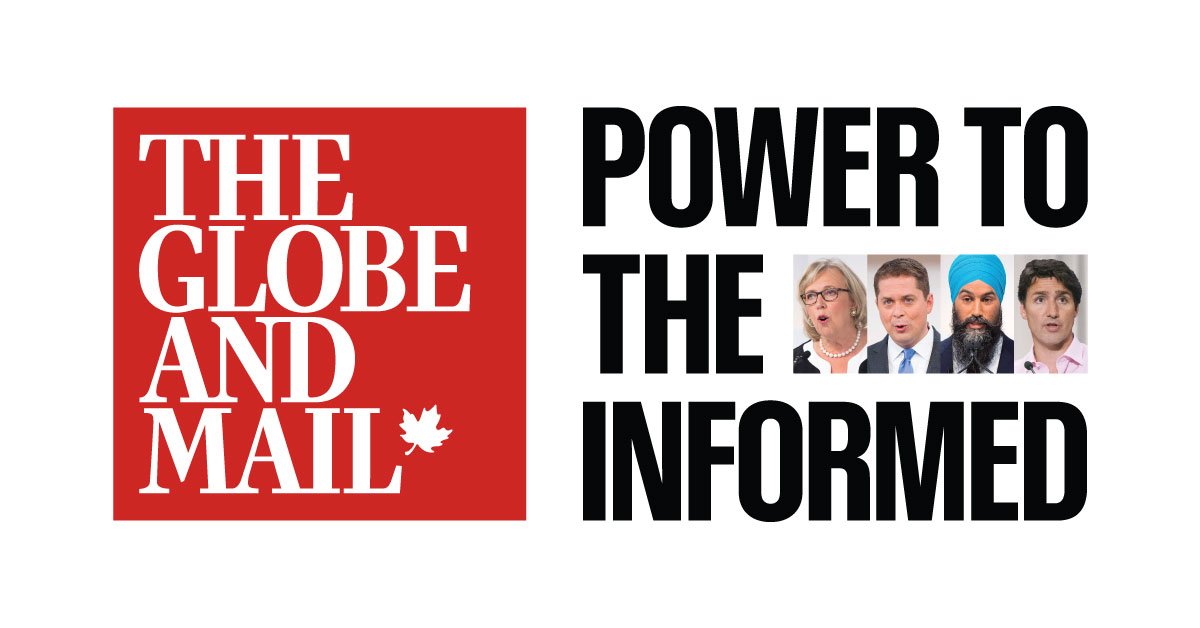 globeandmail's tweet photo. Free online access to The Globe runs until the election is over. For all our election coverage, visit: https://t.co/kUQ0xjfdn9. #PowerToTheInformed #elxn43 #cdnpoli https://t.co/IqTmwh17Gy