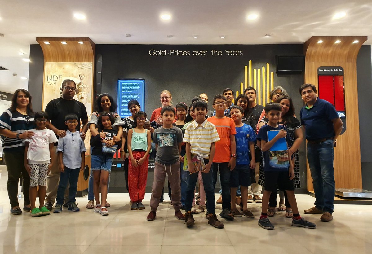 ArchaeoNomad's tweet photo. At @heritagewalkcal we launched our #MuseumsforKids program today with @chelsea_mcgill4 leading a #WalkingTour at the RBI #Museum in #Kolkata for 9-12 year olds. We loved working with kids. Hope more museums in the city will be willing to open their doors for this program. https://t.co/ahZ0VqXAv4