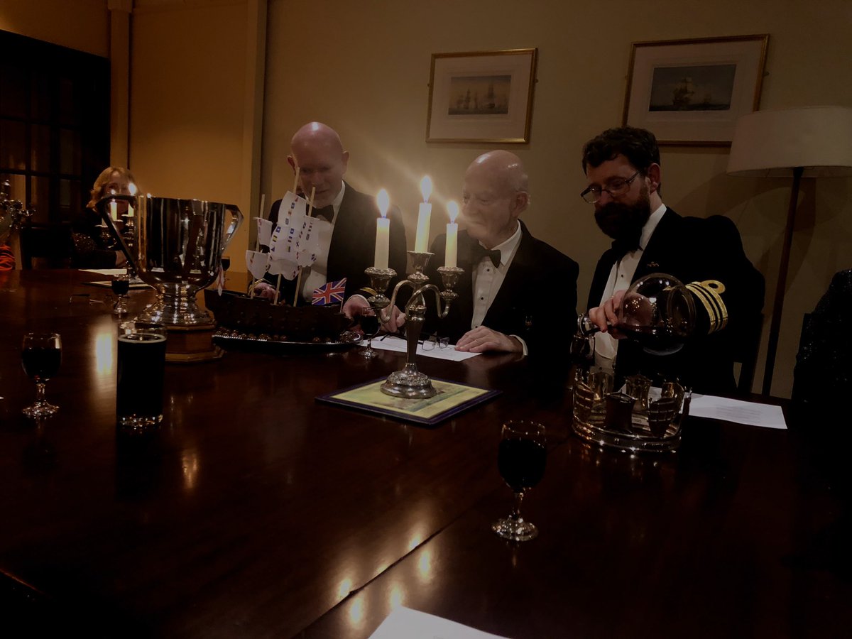 HMSDalriada's tweet photo. HMS Dalriada Wardroom enjoyed a fantastic Trafalgar Night mess dinner to celebrate 214 years since Vice-Admiral The Right Honourable The Viscount Nelson led the Royal Navy to victory during the Battle of Trafalgar #ultimateleader #RoyalNavy #Lowland_RFCA @RNReserve @RNinScotland https://t.co/S5xjnKVatY