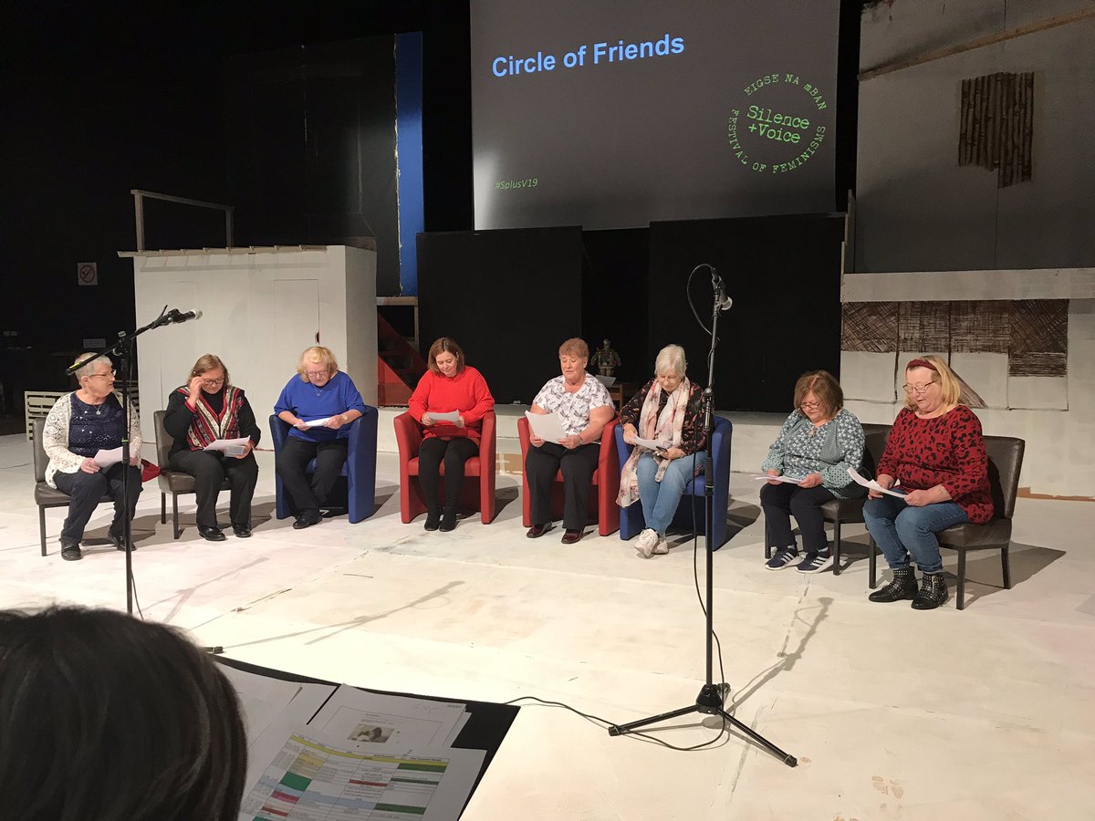 Second day of #SplusV19 w Circle of Friends brilliant Reproductive Rights drama @MoyrossResForum @Clare_Women @LmkFeminist @REPEAL_LK @NCCWN