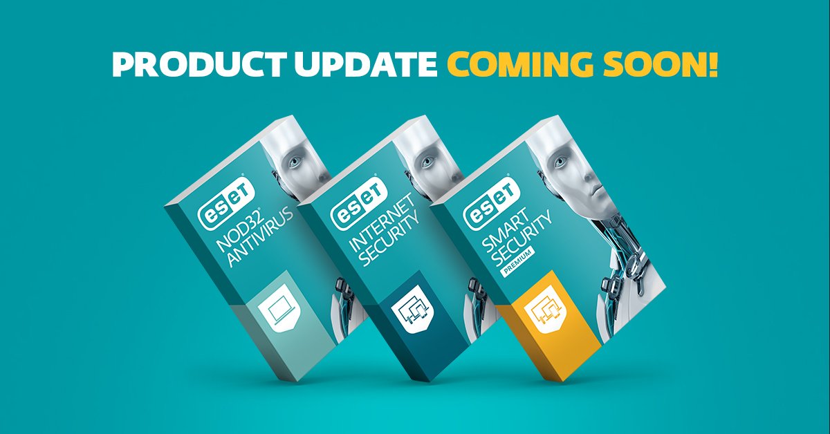 EsetMiddleEast's tweet image. Coming soon! New release of ESET security products for Windows. You can look forward to new functionality and improvements, whether you use #ESETSmartSecurityPremium #ESETInternetSecurity or #NOD32. ;)