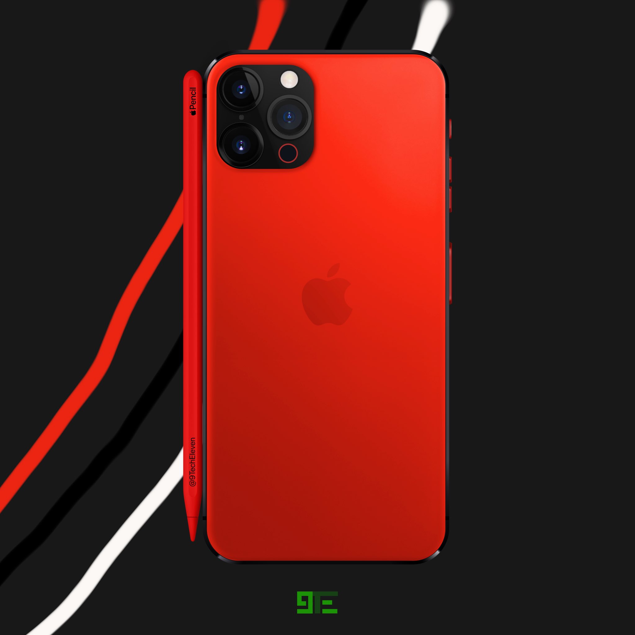 9techeleven New Iphone 12 Concept In A Red Black Finish Do You Like This Dual Color Scheme Retweets Appreciated Iphone11pro Iphone11promax Iphone12 Iphone Concept Design Render Iphone11 T Co Hf0ubsk4lr