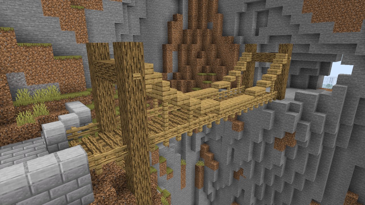 ハヤシ 今クラ12投稿 Youtube 山の集落を少し造地 Amp 吊り橋を追加 T Co Vcftwb8mbg Twitter