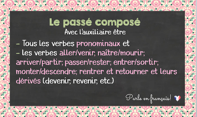 MadameLourido's tweet image. #FLE #grammaire #PasséComposé avec ÊTRE : madamelourido.blogspot.com/2019/10/le-pas…