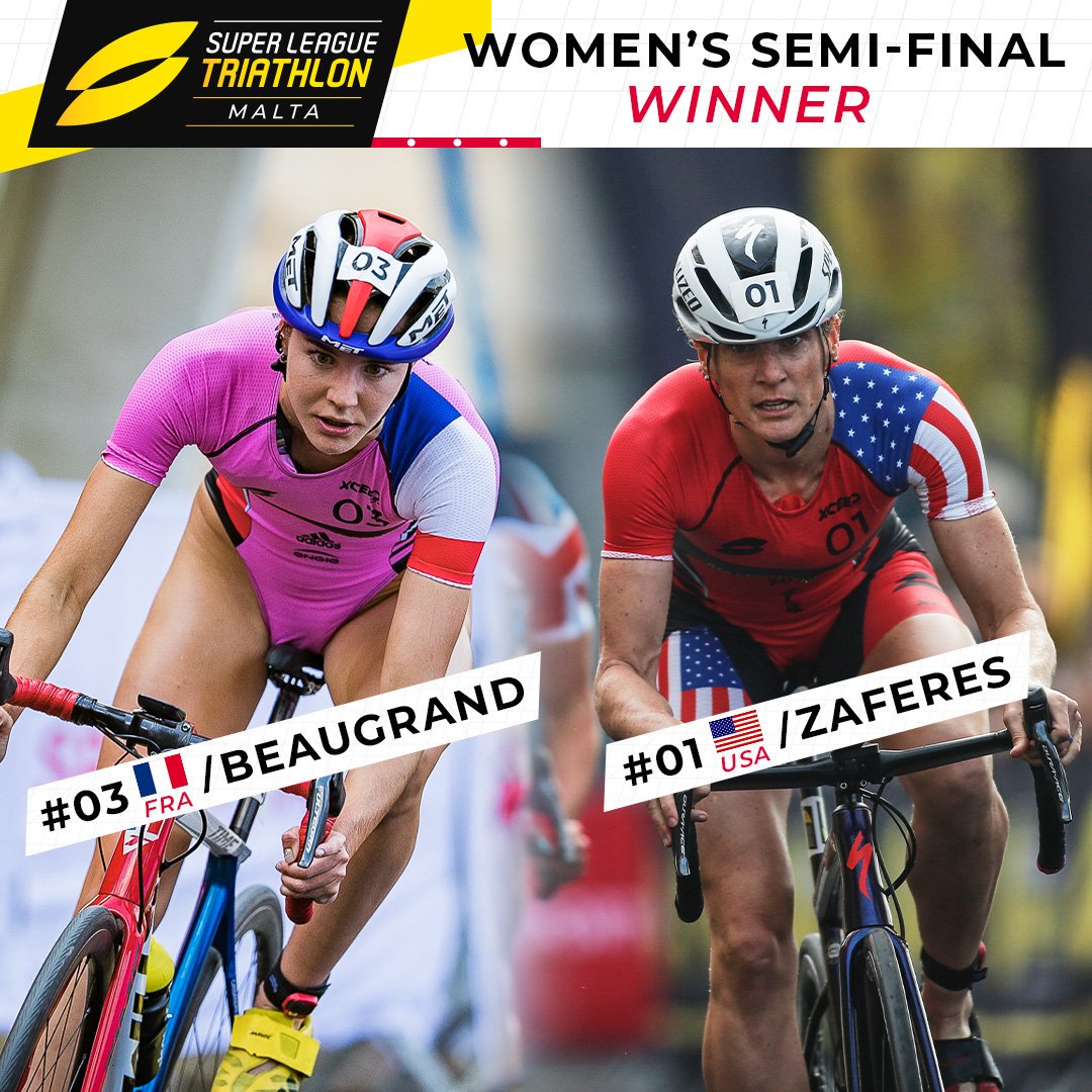 supertri_'s tweet photo. The reigning #PinkJersey is out to claim whatβs hers today π With the #ShortChute available for
@KZaferes6 and @CassandreBeaugr, weβre just moments away from an epic duel up #MountMalta! π²πΉ
#IAMSUPERLEAGUE #IAMKATIEZAFERES #IAMCASSANDREBEAUGRAND #SuperLeagueTriathlon https://t.co/4KiGb2scLy