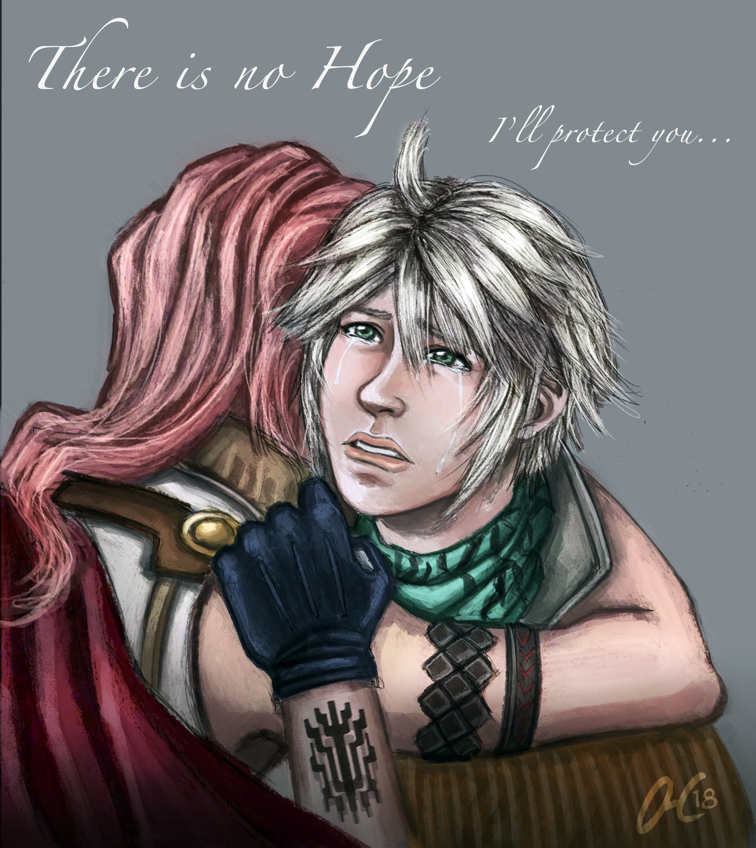 Valarya on X: "Speedpaint of Hope and Lightning from Final Fantasy XIII.  Hope you enjoy! :D #speedpaint #fanart #finalfantasyxiii #hope #estheim # lightning #farron #iwillprotectyou #hug #cry #lucie #thereisnohope  #artistsontwitter #artist #art ...