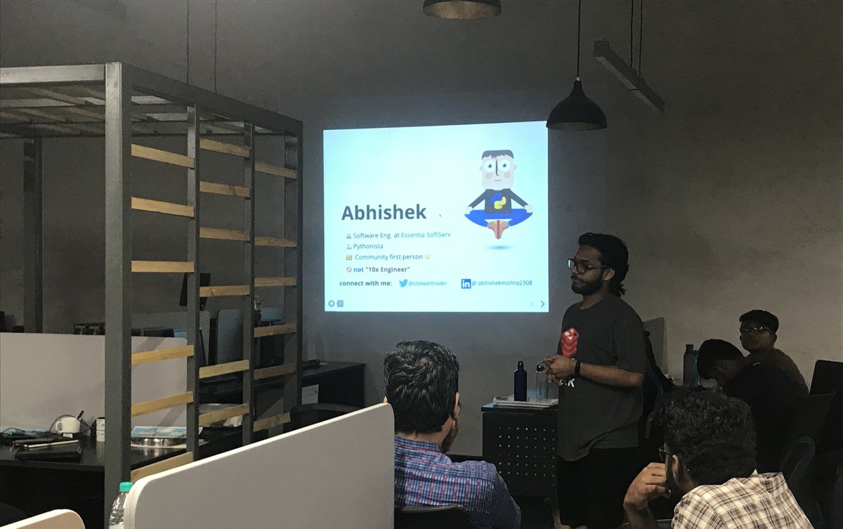 AxJenisten's tweet photo. @StalwartCoder βs #GraphQL session on #meetup organised by @fnplusofficial
#machinelearning #exploreml #googleAI #fnplus #fnpluscommunity #community #learningbydoing https://t.co/DD4AqOB6LT