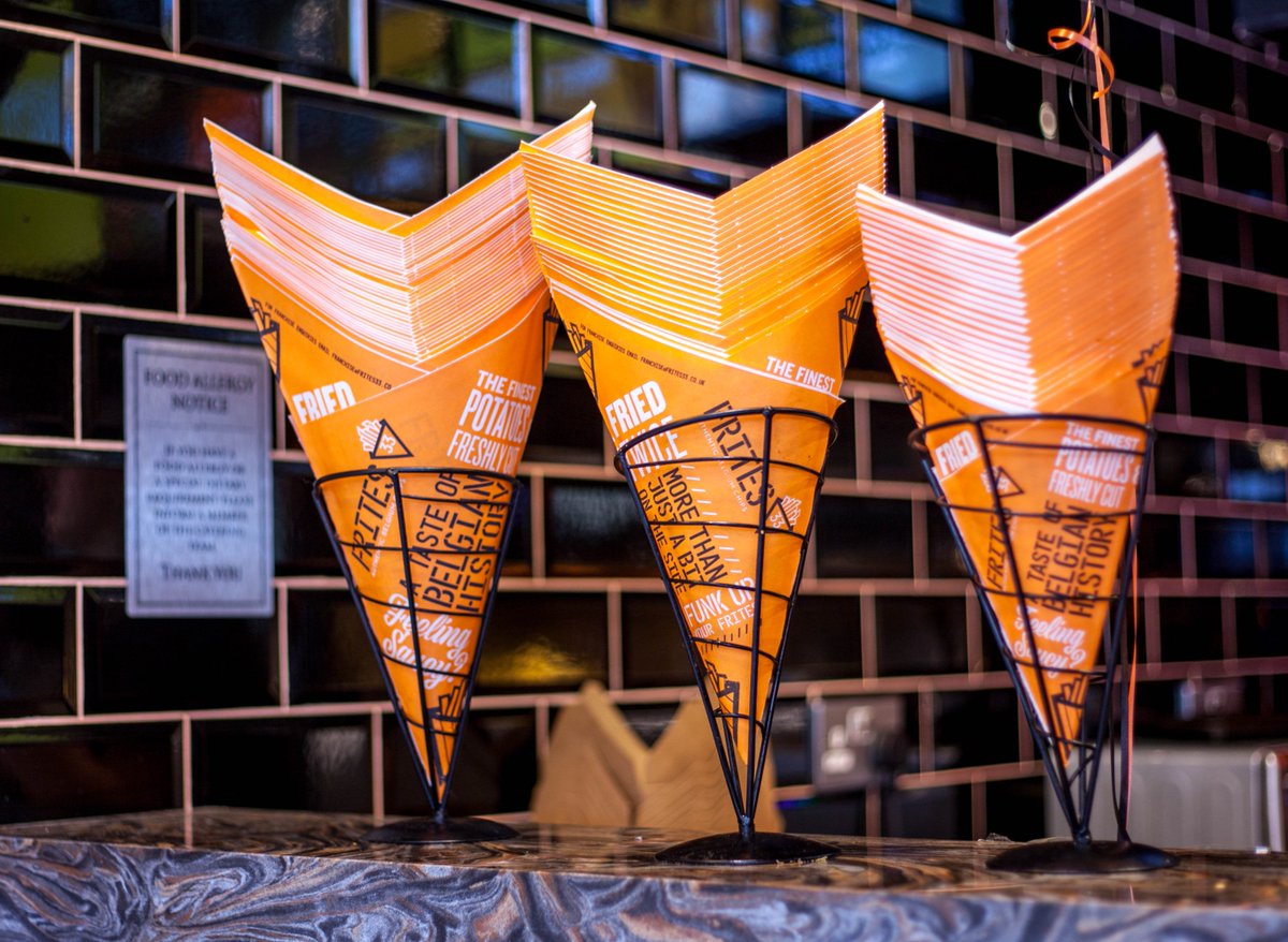 Feeling down? A cone of frites will make you feel better!