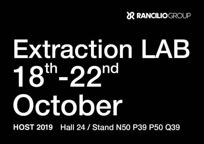 RancilioGroup's tweet photo. We're waiting for you @HostMilano Free workshops every day with the Rancilio Group Coffee Competence Team in the Extraction Lab https://t.co/UeB5hr2mRC #Rancilio #Host2019 #RancilioGroup #Egro #RancilioSpecialty #ExtractionLab #temperatureProfiling #dripcoffee #braziliancupping https://t.co/wPTjTekuua