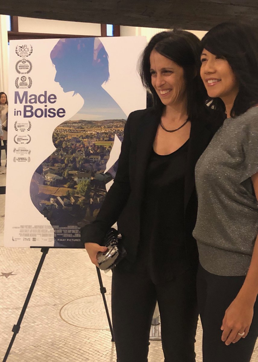 Daryl_Roth's tweet photo. Congratulations to Beth Aala @pinaypictures and Beth Levinson #MadeinBoise is a beautiful thoughtful film exploring surrogacy @IndependentLens @PBS https://t.co/hhQqyG1ic4