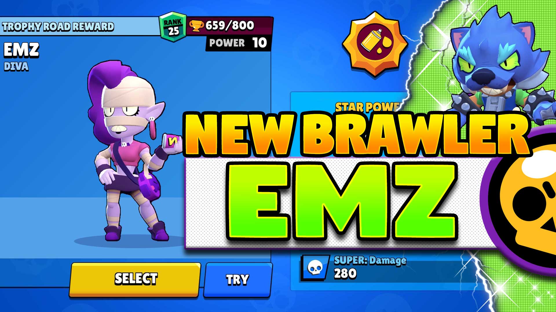 Lex On Twitter Emz Is Coming To Brawl Go Check Her Out Here Https T Co Twggkcclvq Brawlhalloween Brawlstars
