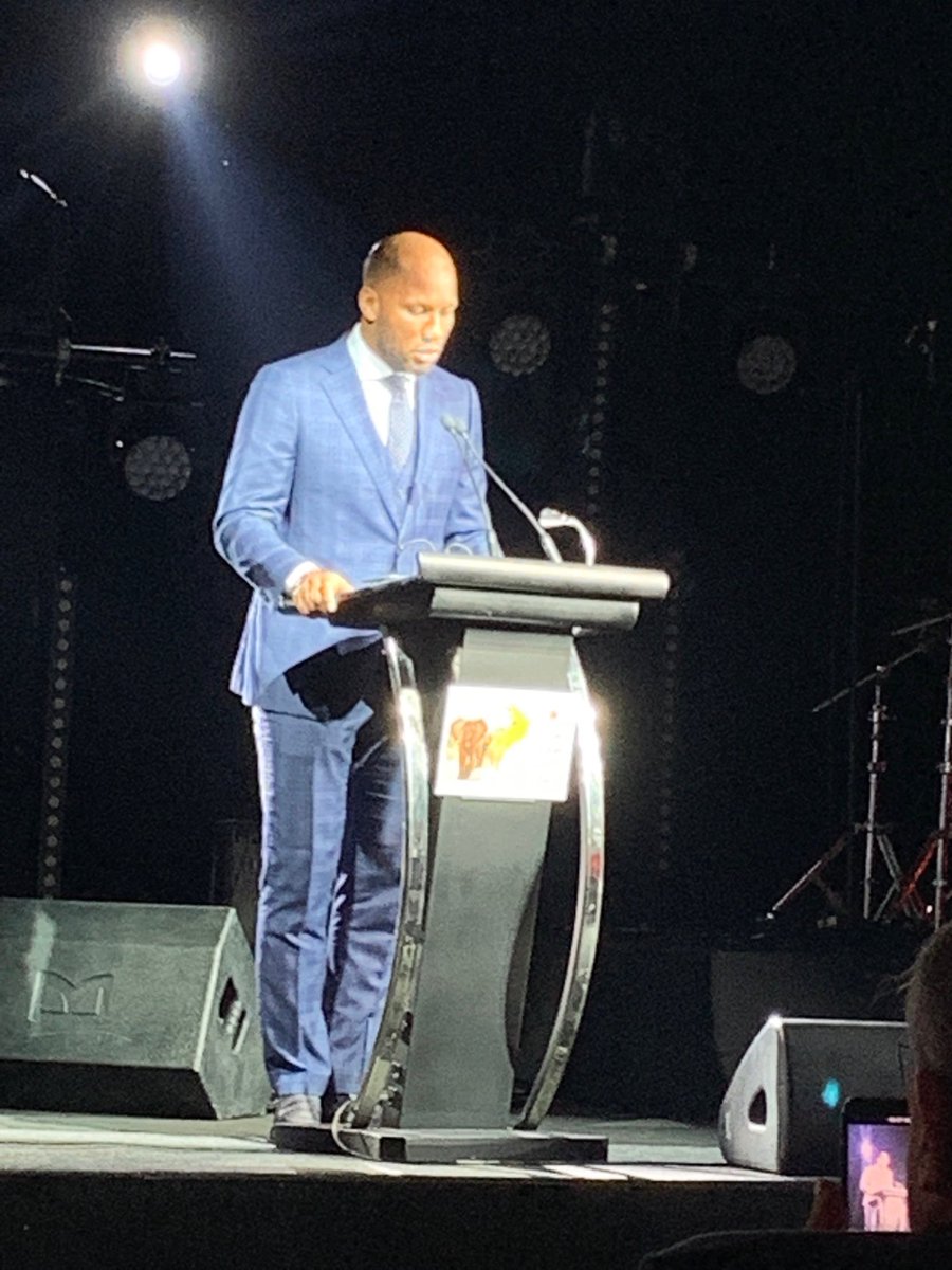 Keynote speech by Didier Drogba at the round table on investment in tourism in Côte d’Ivoire ⁦<a href="/mintourci/">Ministère du Tourisme et des Loisirs Côte d’Ivoire</a>⁩ ⁦<a href="/HorwathHTLcorp/">Horwath HTL</a>⁩ ⁦<a href="/siandou_fofana/">Siandou Fofana Officiel</a>⁩