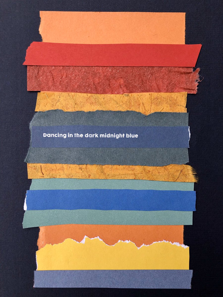 In the spare time that was left I made another #collage #collageart #paper #paperart also inspired by #watercolorpainting of #joostvanroojen