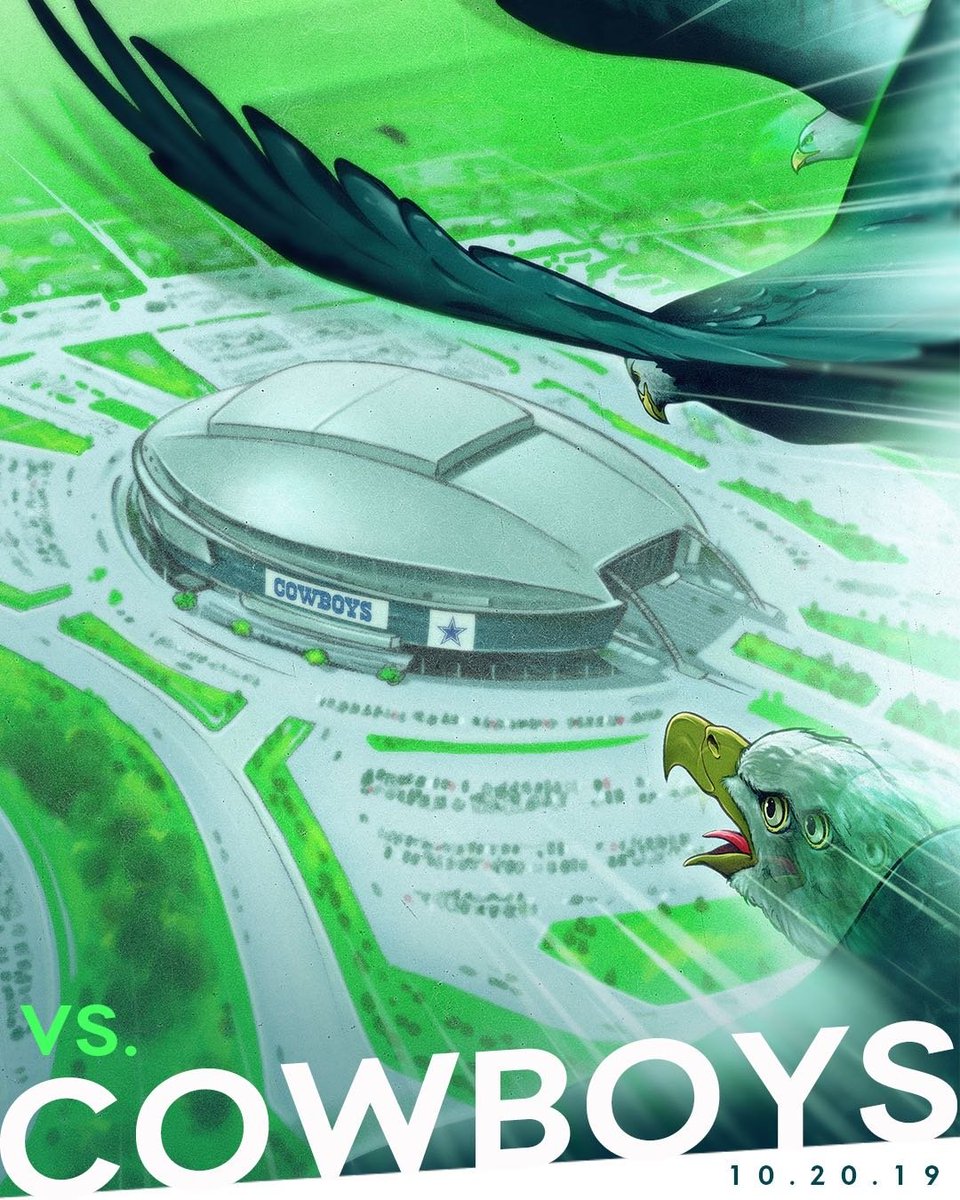 Philadelphia Eagles (@Eagles) on Twitter photo 2019-11-20 10:45:12 GAMEDAY! #PHIvsDAL | #FlyEaglesFly 🎨: @ChrisBMurray GAMEDAY! #PHIvsDAL | #FlyEaglesFly 🎨: @ChrisBMurray