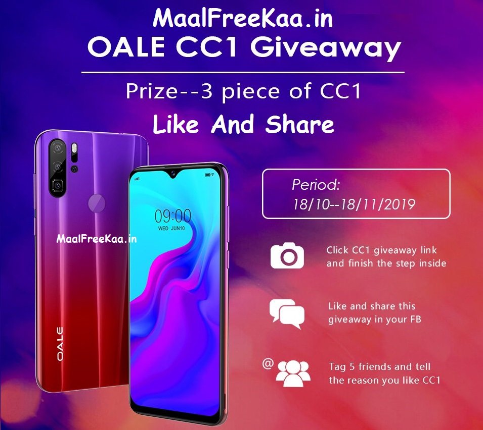MaalFreeKaa's tweet photo. #Giveaway Win #OALECC1 Smartphone #OALE #Contest #ContestAlert #GiveawayAlert
Play Here #MaalFreeKaa
https://t.co/bExhndYPEq https://t.co/AqpXIa6F0X