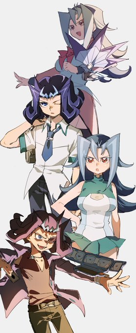 色々試しながら描いた神代兄妹 