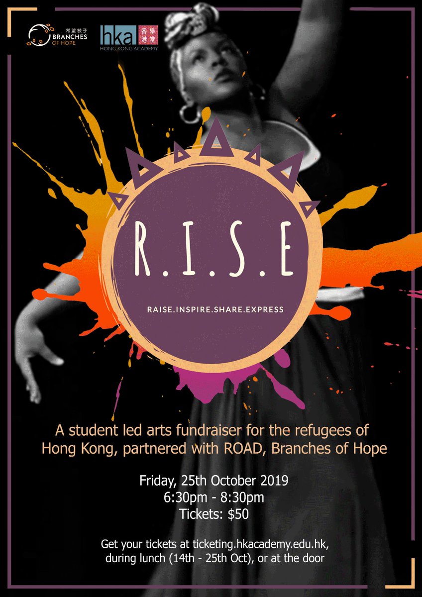 ejthorne8's tweet photo. Another fantastic event coming up this Friday. Organized by students @HongKongAcademy in support of the local refugee community. Tickets available at the door.  #ResponsibleAction #PrincipledAction https://t.co/YjPBCgsCqj
