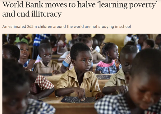 World Bank Education & Skills tweet media