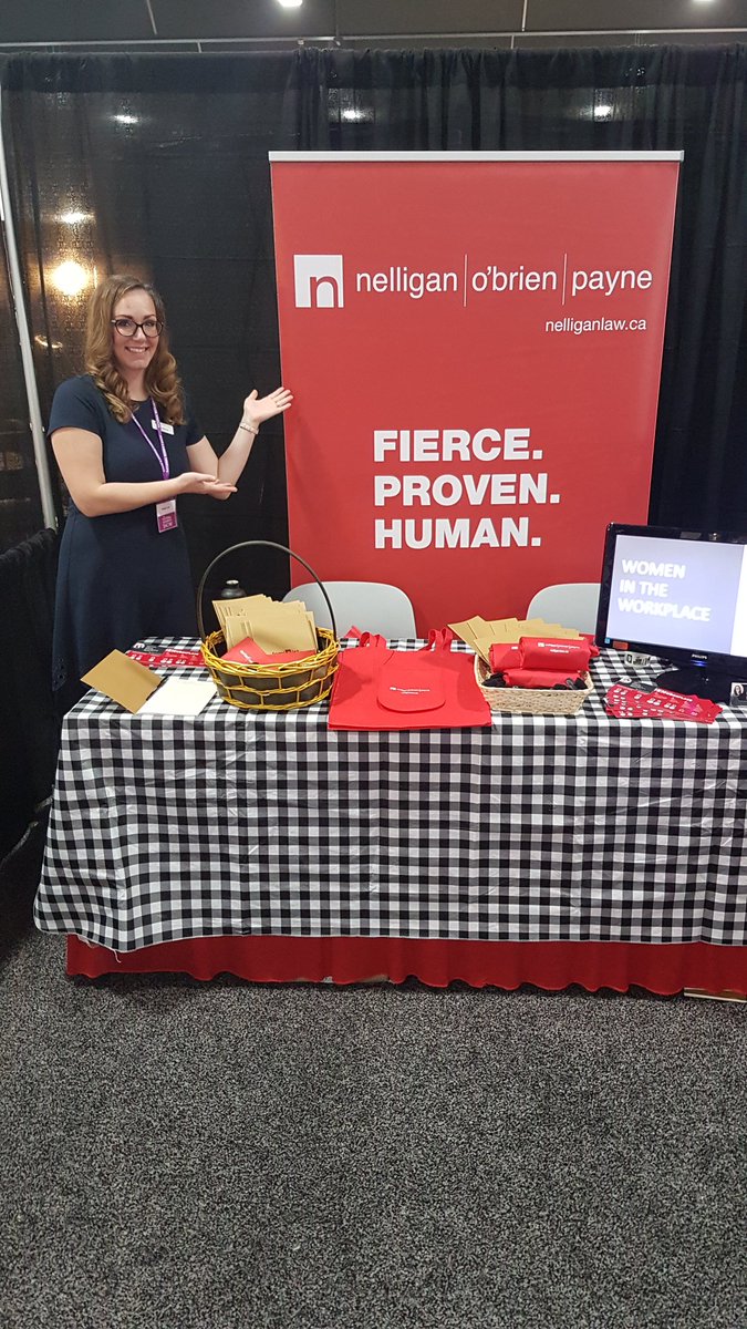 Setting up for day 2 of the <a href="/ntlwomenshow/">National Women's Show</a>. Come meet our employment lawyers who are discussing issues that women face in the workplace. #employmentlaw #WomenSupportingWomen 

<a href="/NOP_ETLaw/">NOP Employment Law</a> <a href="/NelliganLaw/">nelliganlaw</a>