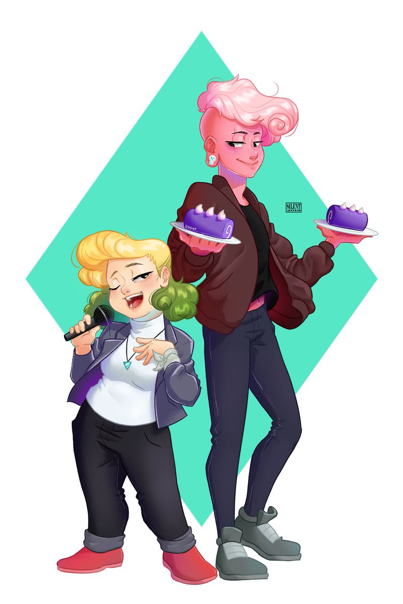 pachiko_art's tweet photo. I love my tiny rock star and pink space captain 💖
#stevenuniverse #StevenUniverseTheMovie #sadiekiller #pinklars https://t.co/X1nVOcv1vv