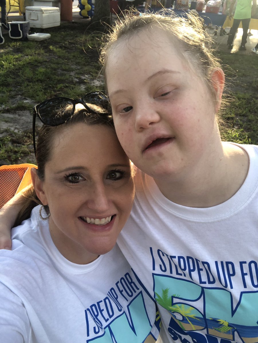 Stepping up for Down Syndrome on a beautiful Sunday morning #BCPSProud