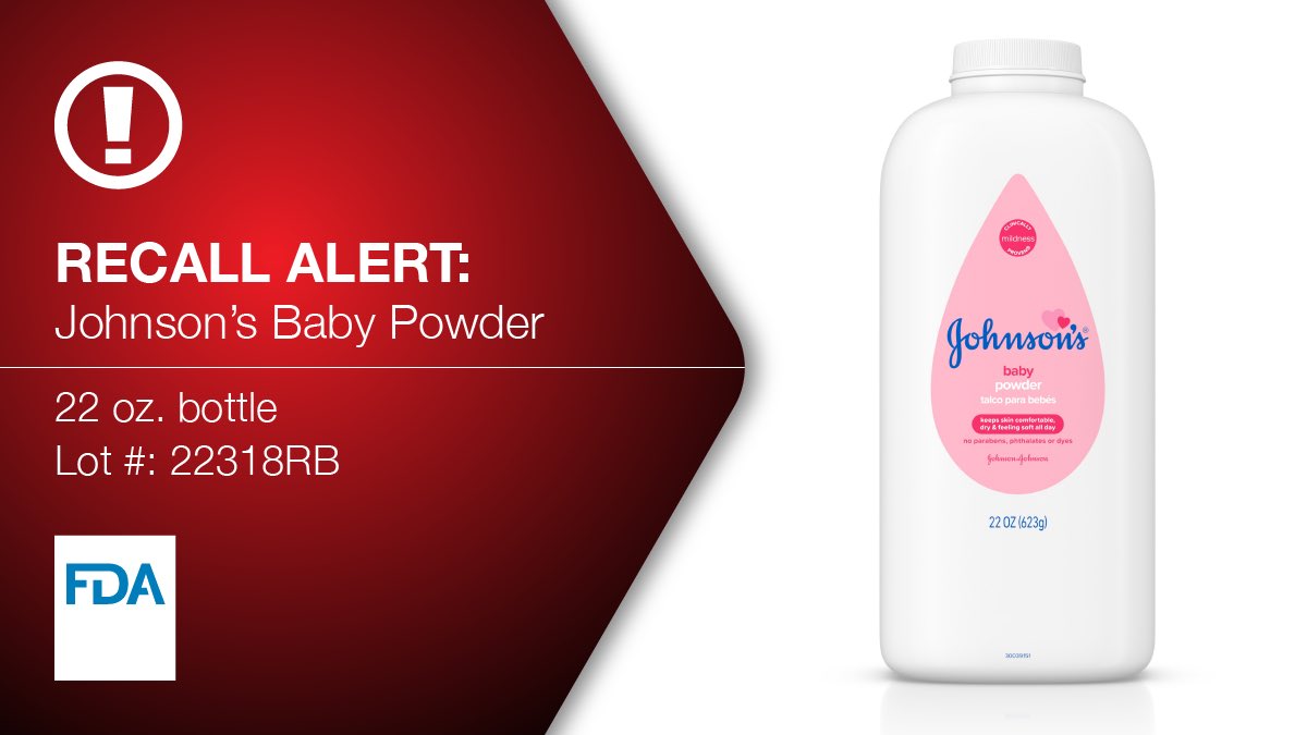 talcum powder babies nhs