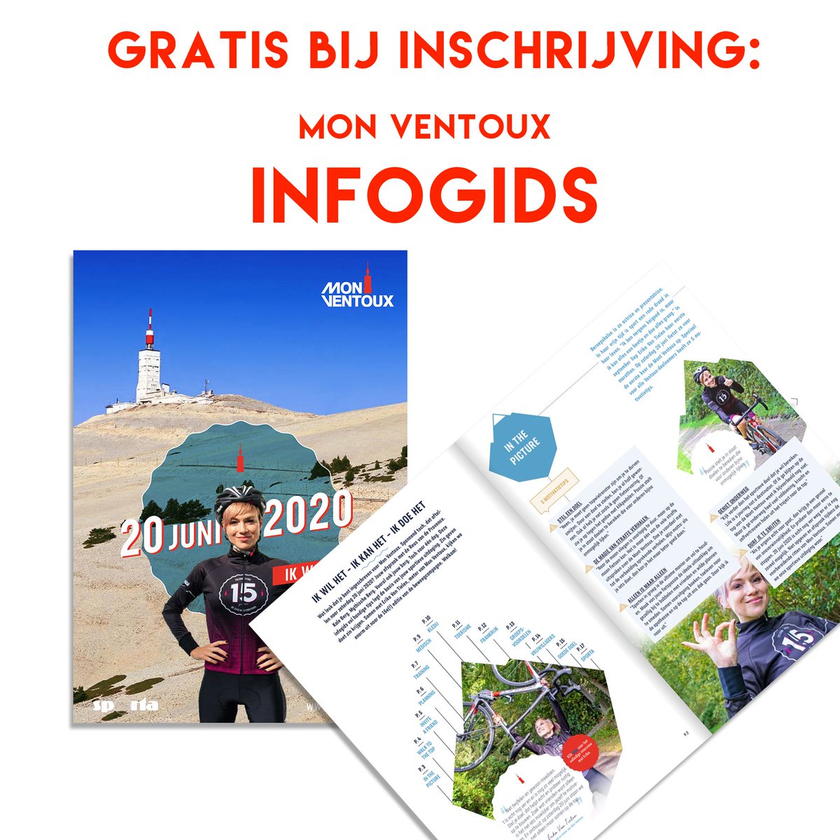MonVentoux's tweet photo. Waarom nu al inschrijven voor Mon Ventoux? Behalve dat je absoluut zeker bent van jouw deelname krijg je ook meteen al de officiële Infogids. Daar vind je hopen tips, tricks en manieren in om je voor te bereiden op deze ultieme sportuitdaging.

#ikwilhet #ikkanhet #ikdoehet https://t.co/uleamZOjwr
