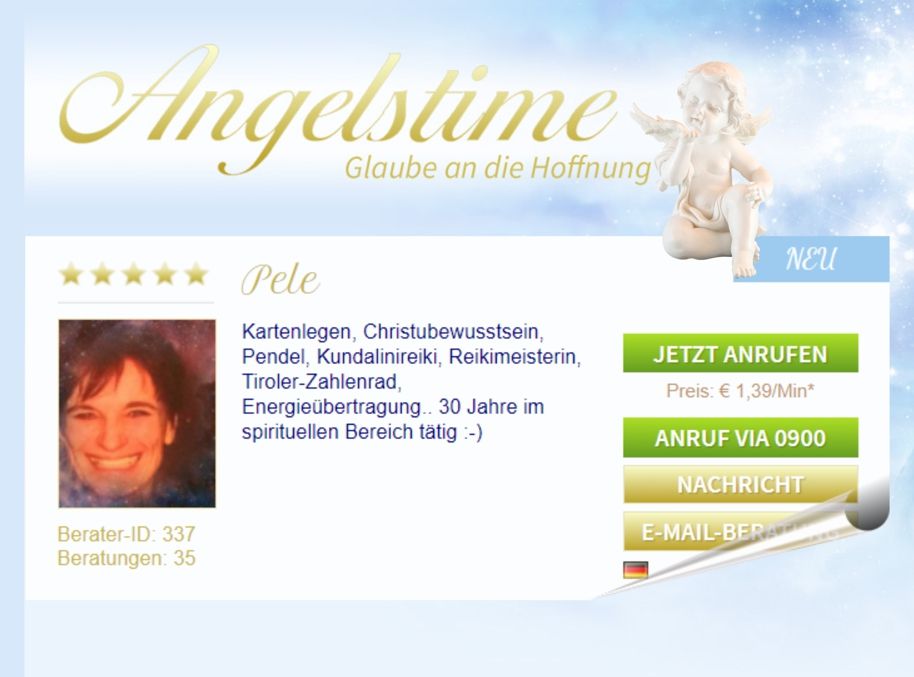 Angelstime1's tweet photo. »Werbung https://t.co/tvVuaQ2bHA 👼«
Unser wundervoller Beraterin »Pele«, Engel bei Angelstime.
Schau mal bei ihr rein 😍 
Pele → https://t.co/Eg77GAHVE2

#kartenlegen #hellsehen #wahrsagen #liebe #glueck #hoffnung #spirit #seele #engel #angel #deutschland #oesterreich #schweiz https://t.co/pawoco6Lnc