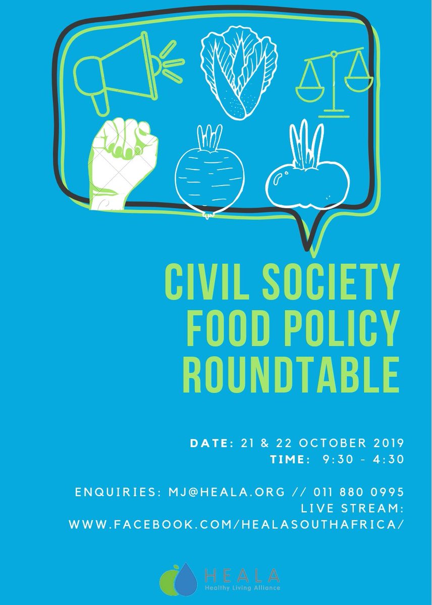heala_SA's tweet photo. In South Africa, up to 70% of women and 39% of men are obese or overweight. Obesity is directly linked to non-communicable diseases which currently account for more than 50% of deaths. This is a public health and social justice issue. #FoodPolicyRoundtable #BeatNCDs https://t.co/SvbzV5g4Y3