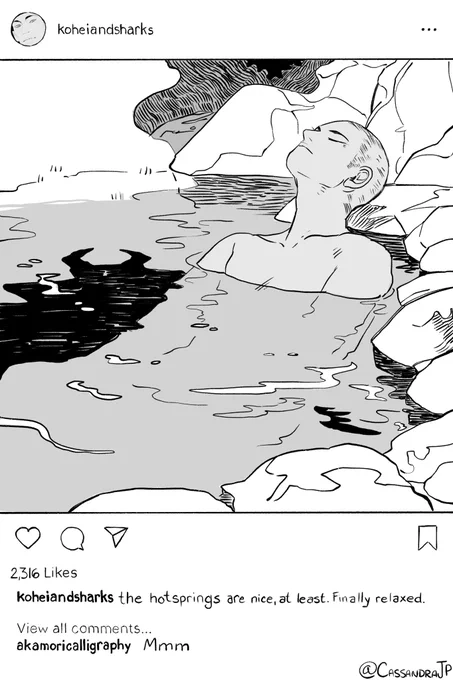 Inktober 20: just relax... 