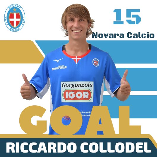 Novara__1908's tweet photo. ⏱ 7' | G⚽⚽⚽AAAALLLL
#Collodel porta in vantaggio gli #azzurri! Calciando al volo di destro su cross di #Cassandro
#NOVCAR 1️⃣-0️⃣
#ForzaNovara #AndumaFiöi https://t.co/aLyJPqkVVY