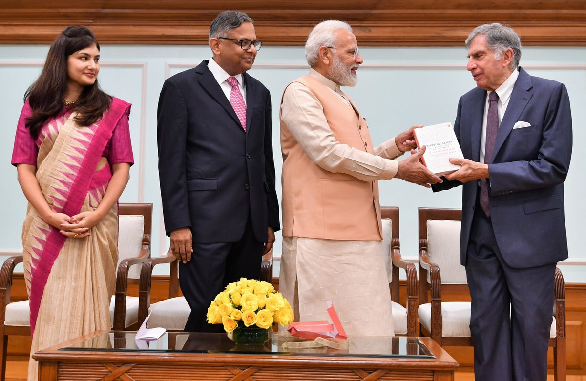 Prime Minister #NarendraModi releases a book titled BRIDGITAL NATION; says positivity, optimism and faith in talent and resources is the thought of #NewIndia

#BridgitalNation