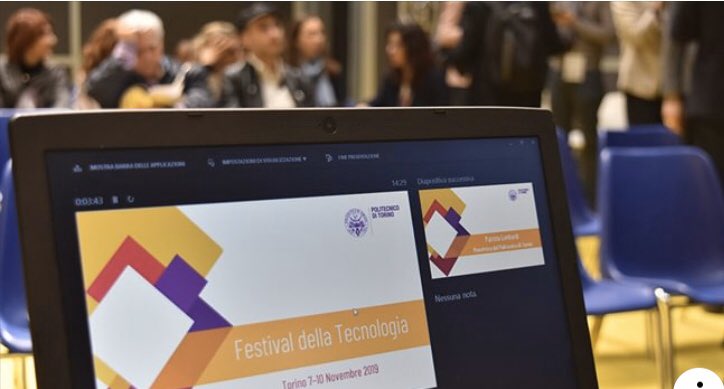 habitanteit's tweet photo. A Torino il primo Festival della Tecnologia #FesTech2019  https://t.co/rvxKtzrFCx https://t.co/DDSKFjXJc2