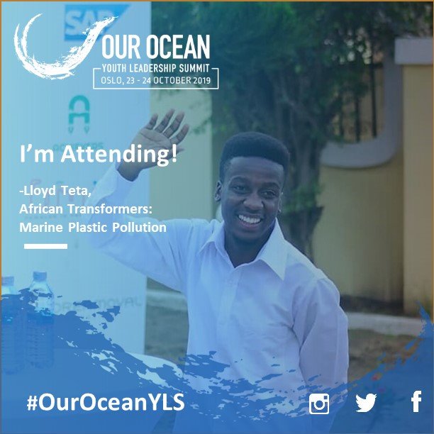 We are proud of our co-founder @lloyd_teta who has been selected to attend <a href="/SOAlliance/">Sustainable Ocean Alliance (SOA)</a> 2019 "Our Ocean Youth Leadership Summit" on the 23rd of October in Oslo, Norway. @lloyd_teta <a href="/chikokonyad/">tapiwa</a> <a href="/MCNpartners/">MCN</a> #OurOceanYLS #sosol #atAshesi