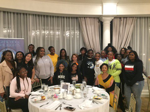 TheGoodDr719's tweet photo. My young ladies at The H.S. for Civil Rights and Law enjoyed an overnight retreat at The Mansion at Glen Cove. I just wanted them to have an elegant and royal experience! https://t.co/OtvXLUzqjx