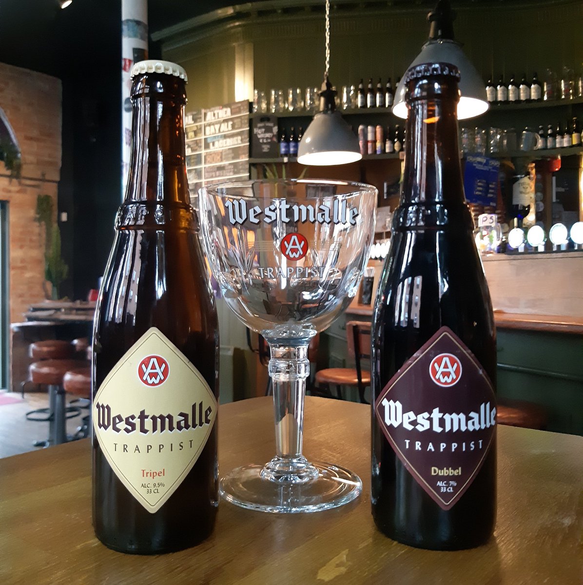 PaddleAnd's tweet image. Authentic TRAPPIST beer🍺

Brewed for the first time in 1934, the Westmalle Tripel is sometimes called the &quot;mother of all triples&quot;.

The dark red-brown Westmalle Dubbel re-ferments in the bottle acquiring its rich and complex taste. 
#SundayMotivation #trappist #dublin #Ireland