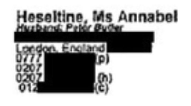 Annabel Heseltine, Hezza's daughter, was educated at Stowe School, Ghislaine Maxwell's playground. Charlotte Fairbairn is a feature writer for School House Magazine under editor Annabel Heseltine who is listed in Epstein's black book.