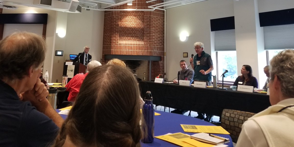 IPLdmv's tweet photo. Mike @Mainstay2u @mtownumc to #climatestewards conference, paraphrasing United Methodist @billmckibben: We are commanded to care for our neighbor. When our climate change sickens our neighbor, drowns our neighbor, destroys our neighbor's home, it undermines the gospel of love. https://t.co/sfYeGfx5aw