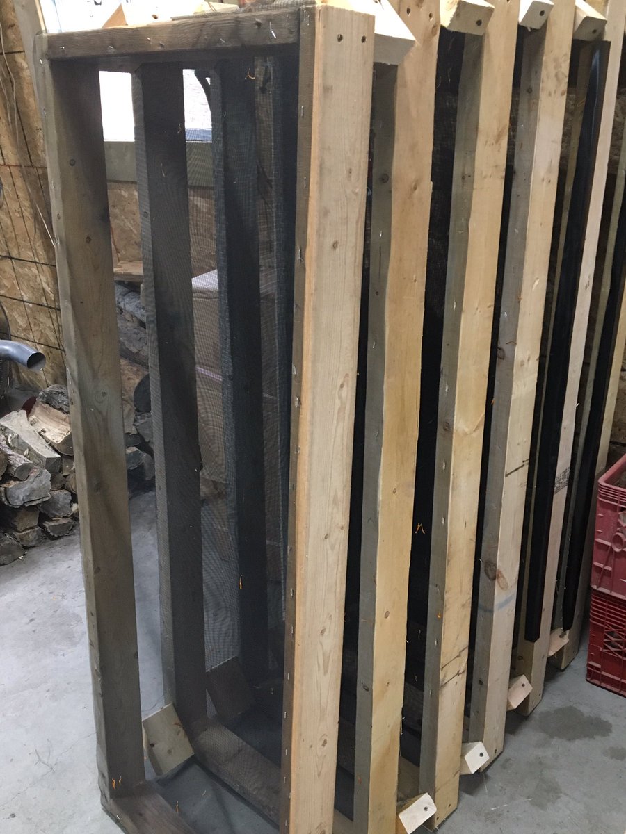 northernfield's tweet photo. @northernfield you know the #endoftheseason is here when the #screens are ready for #storage https://t.co/j4Cehg60hI