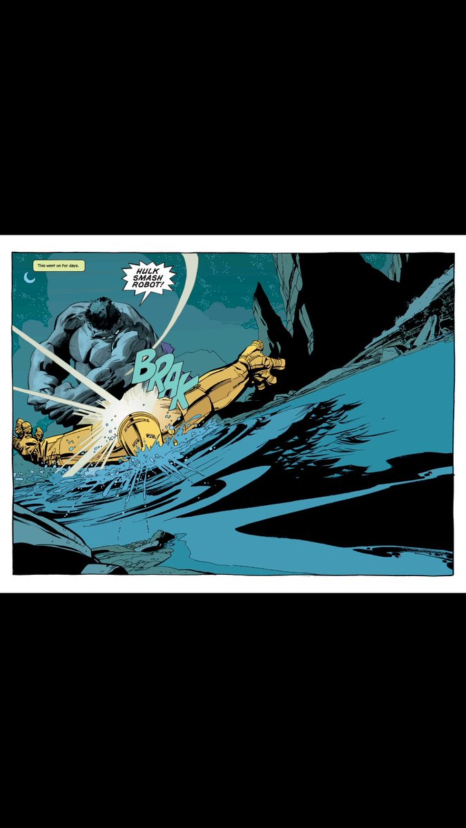 #Hulk vs #ironman  
From Hulk Gray issue 4 by Jeph Loeb and art by  the great <a href="/ArtBySale/">Remembering Tim Sale</a>