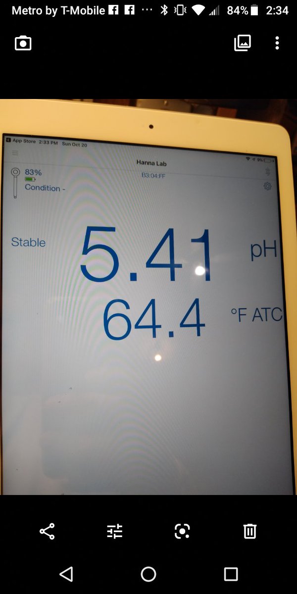 brischaefer's tweet image. Shoot, I was going for a mash PH of 5.44, I hope I can make good beer being .03 off of target @hannausa #halo #PH #homebrew